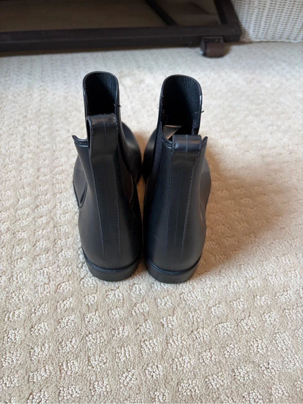 Target Women's Black Chelsea Rubber Rain Boots